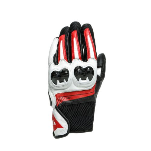 Dainese Lederhandschuhe Mig 3 Unisex - schwarz-weiss-rot (Grösse: 2XL) von Dainese