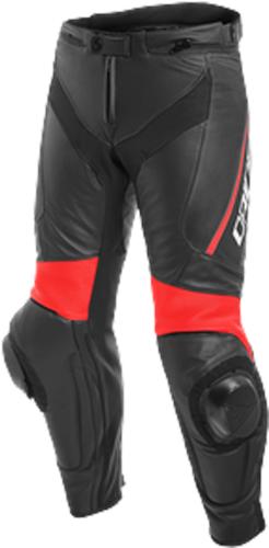 Dainese Lederhose DELTA 3 - schwarz-fluorot (Grösse: 48) von Dainese