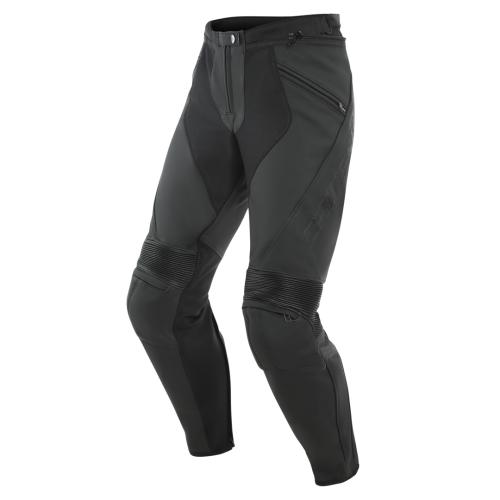 Dainese Lederhose PONY 3 K/L 076 - schwarz matt (Grösse: 104) von Dainese