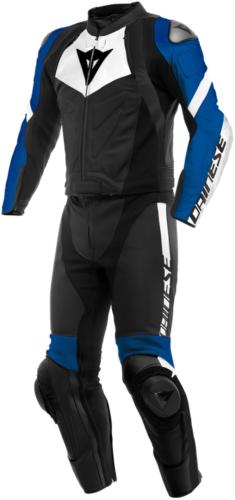 Dainese Lederkombi 2-tlg. Avro 4 - schwarz-weiss-blau (Grösse: 56) von Dainese