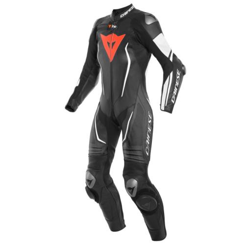 Dainese Lederkombi Damen 1-tlg. Misano 2 D-Air RACING - schwarz-weiss (Grösse: 48) von Dainese