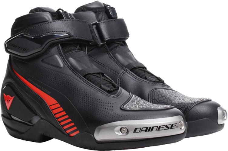 Dainese Schuhe Superya - schwarz-fluo rot (Grösse: 39) von Dainese