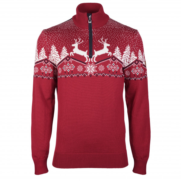 Dale of Norway - Dale Christmas Sweater - Merinopullover Gr M rot von Dale of Norway