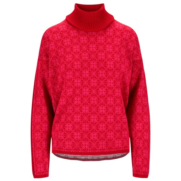 Dale of Norway - Firda Feminine Sweater - Wollpullover Gr L rot von Dale of Norway