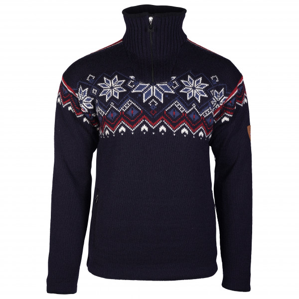 Dale of Norway - Fongen WP Sweater - Wollpullover Gr L blau von Dale of Norway