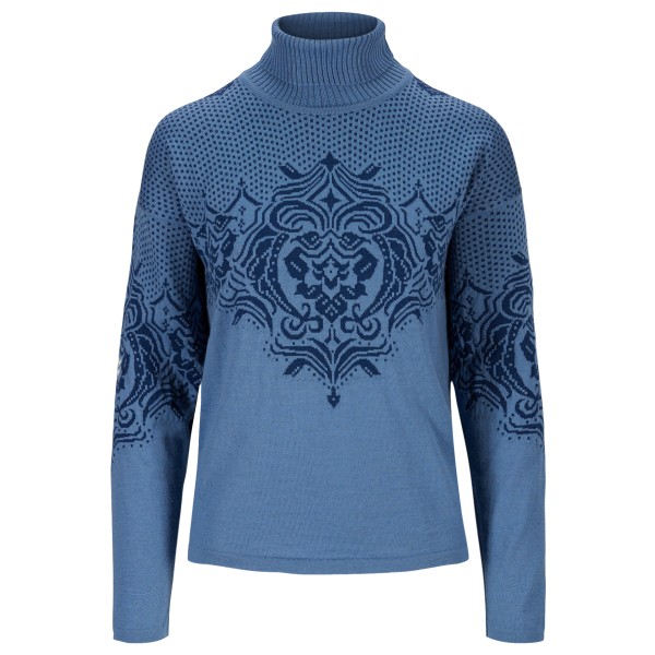 Dale of Norway - Women's Rosendal Sweater - Merinopullover Gr L blau von Dale of Norway