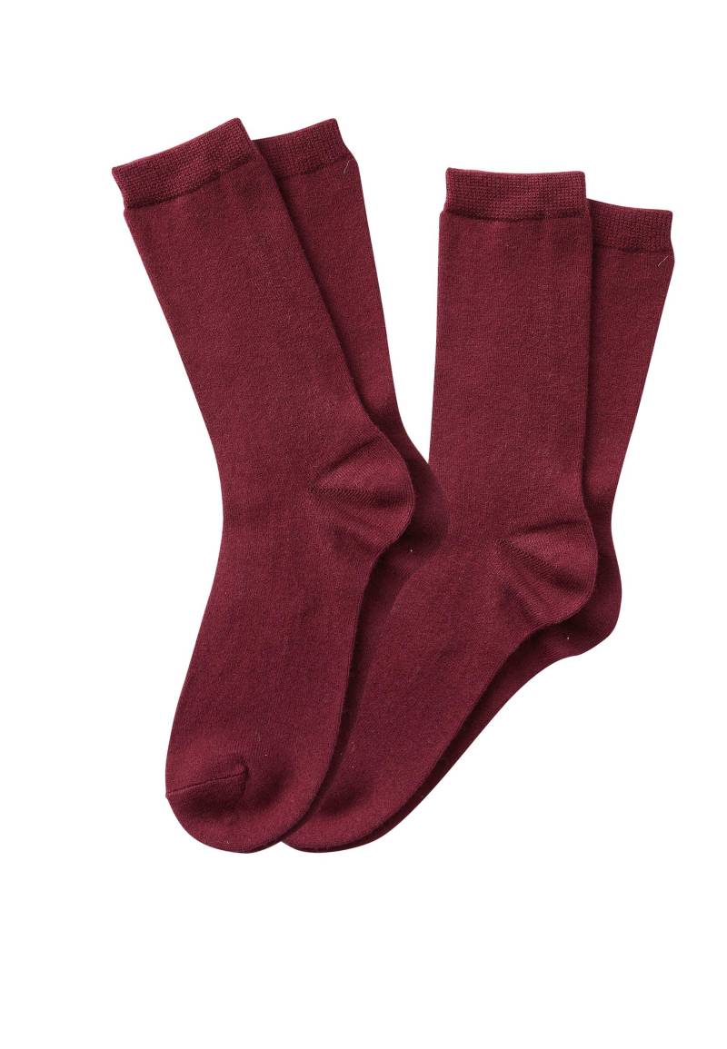 2er-pack Wadensocken Mit Kaschmir Herren Rot 45-47 von Damart