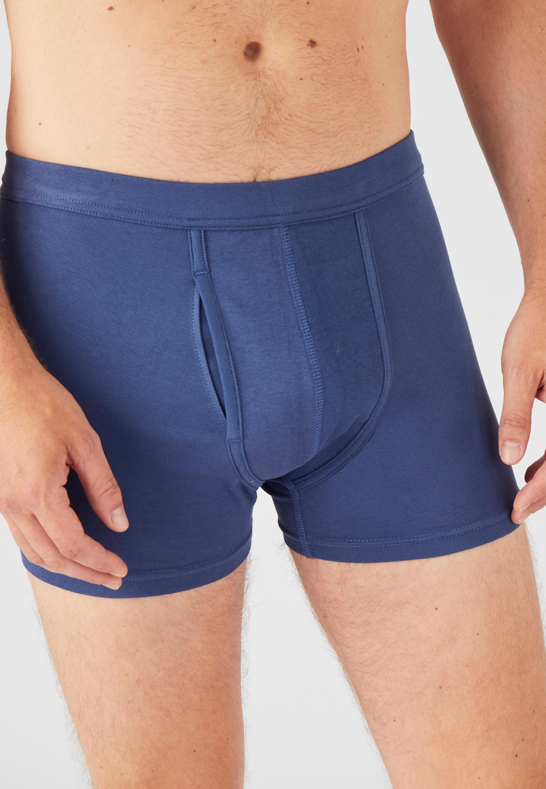 2er-set Boxershorts Mit Eingriff Herren Blau M von Damart