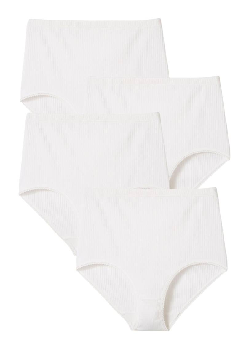 4er-pack Slips ,maxi Aus Feinripp. Damen Weiss 38/40 von Damart