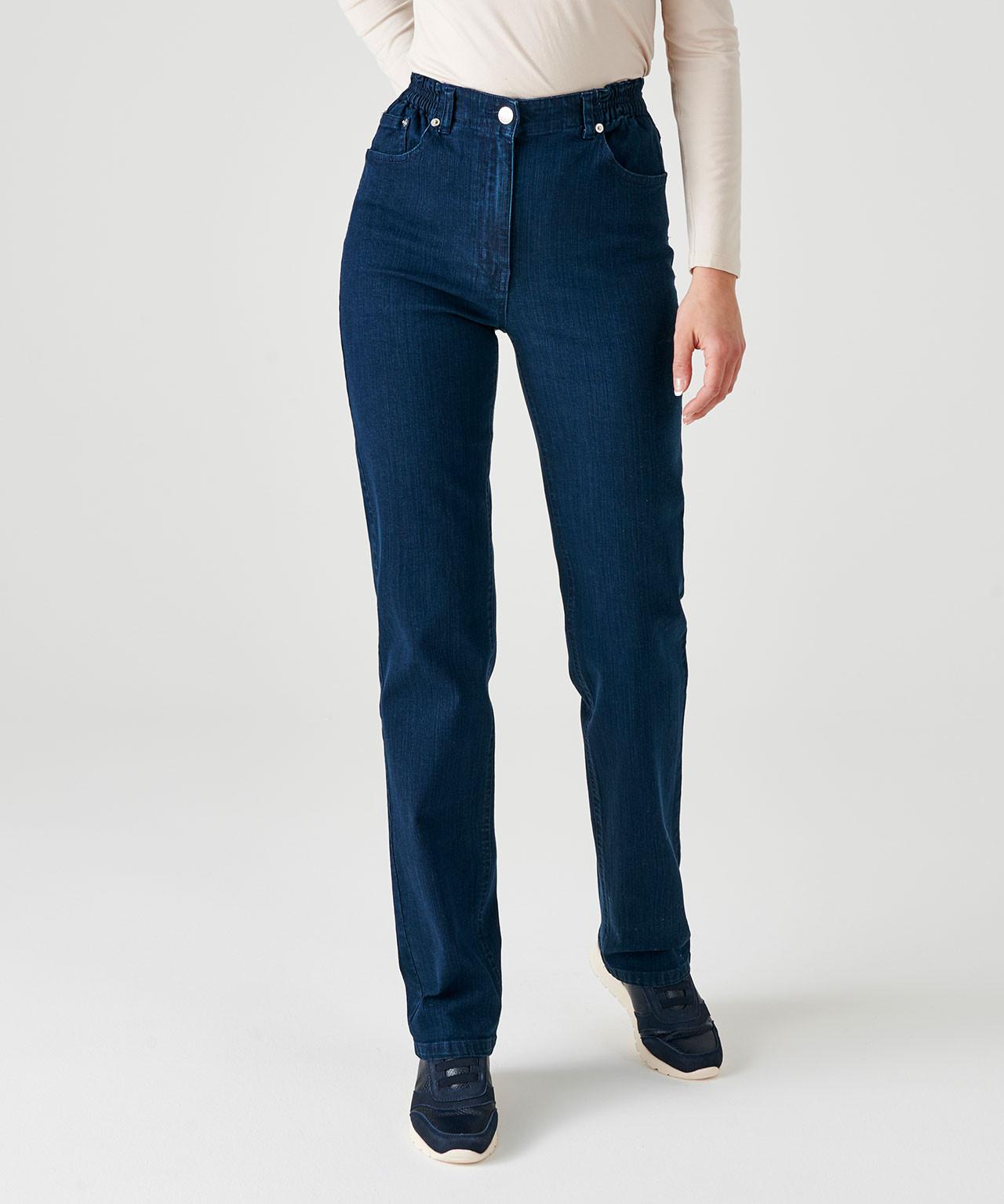 5-pocket-jeans In 2 Körpergrößen. Damen Blau 42 von Damart