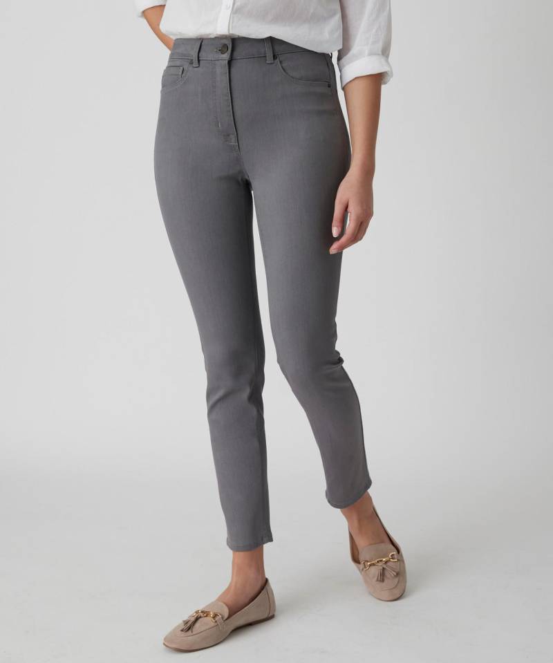 7/8-slim-jeans, Perfect Fit By . Damen Grau 38 von Damart