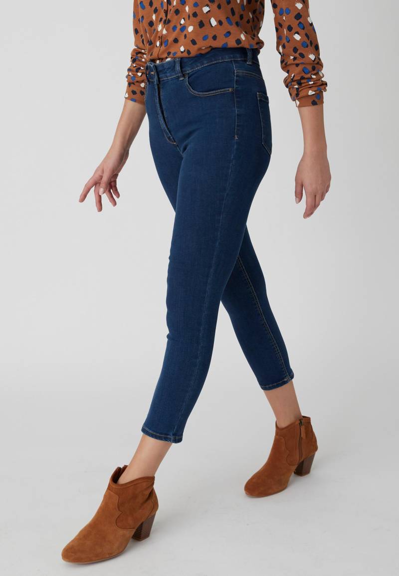 7/8-slim-jeans, Perfect Fit By . Damen Blau 50 von Damart