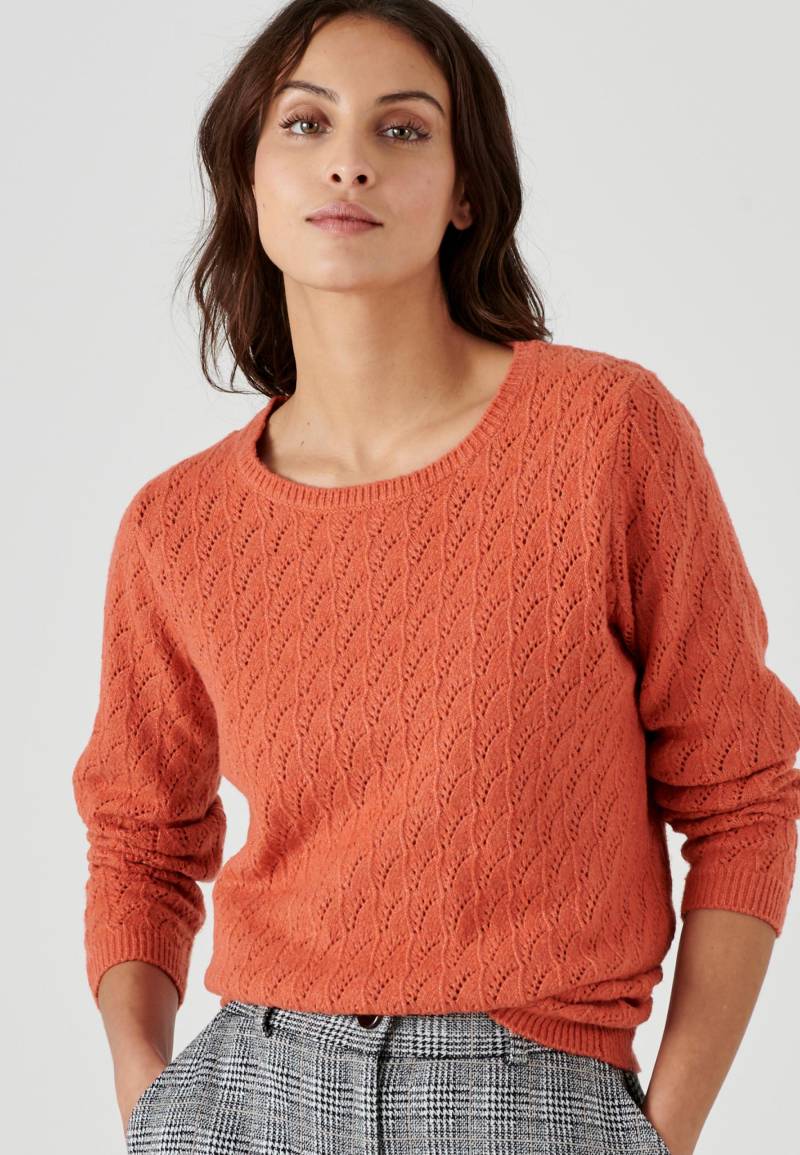 Ajour-strickpullover Damen Orange 38/40 von Damart