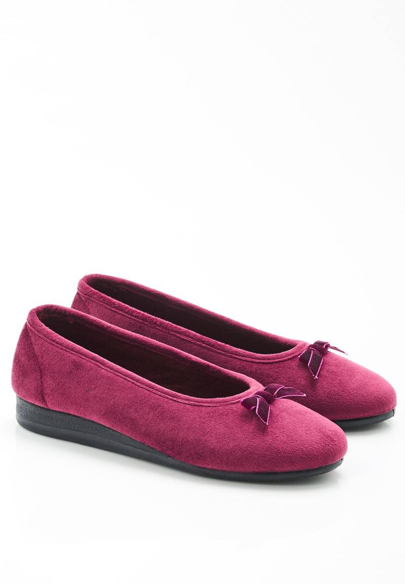 Ballerinas In Samt-optik. Damen Rot 37 von Damart