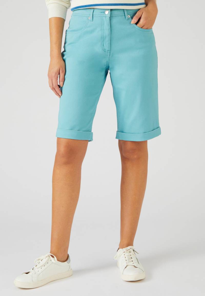 Bermudas Aus Baumwollstretch. Damen Blau 42 von Damart