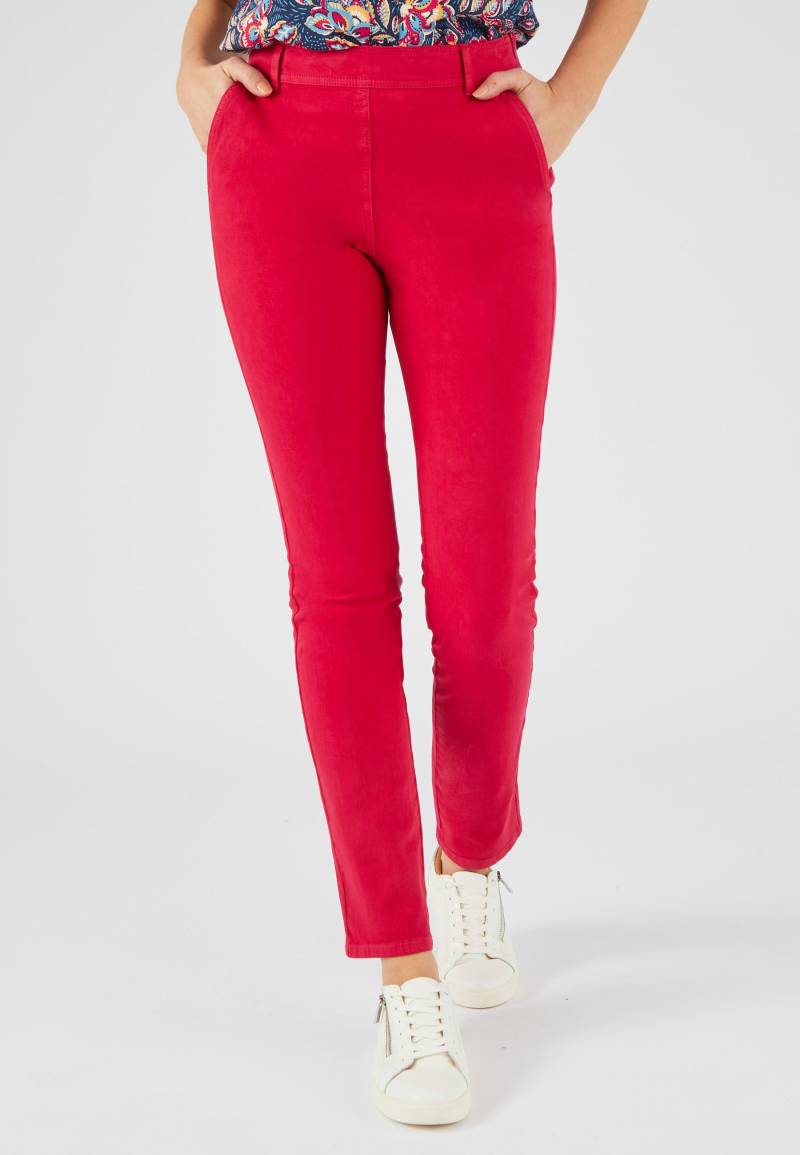 Bi-stretch-hose Mit Bauchweg-effekt Damen Rot 38 von Damart