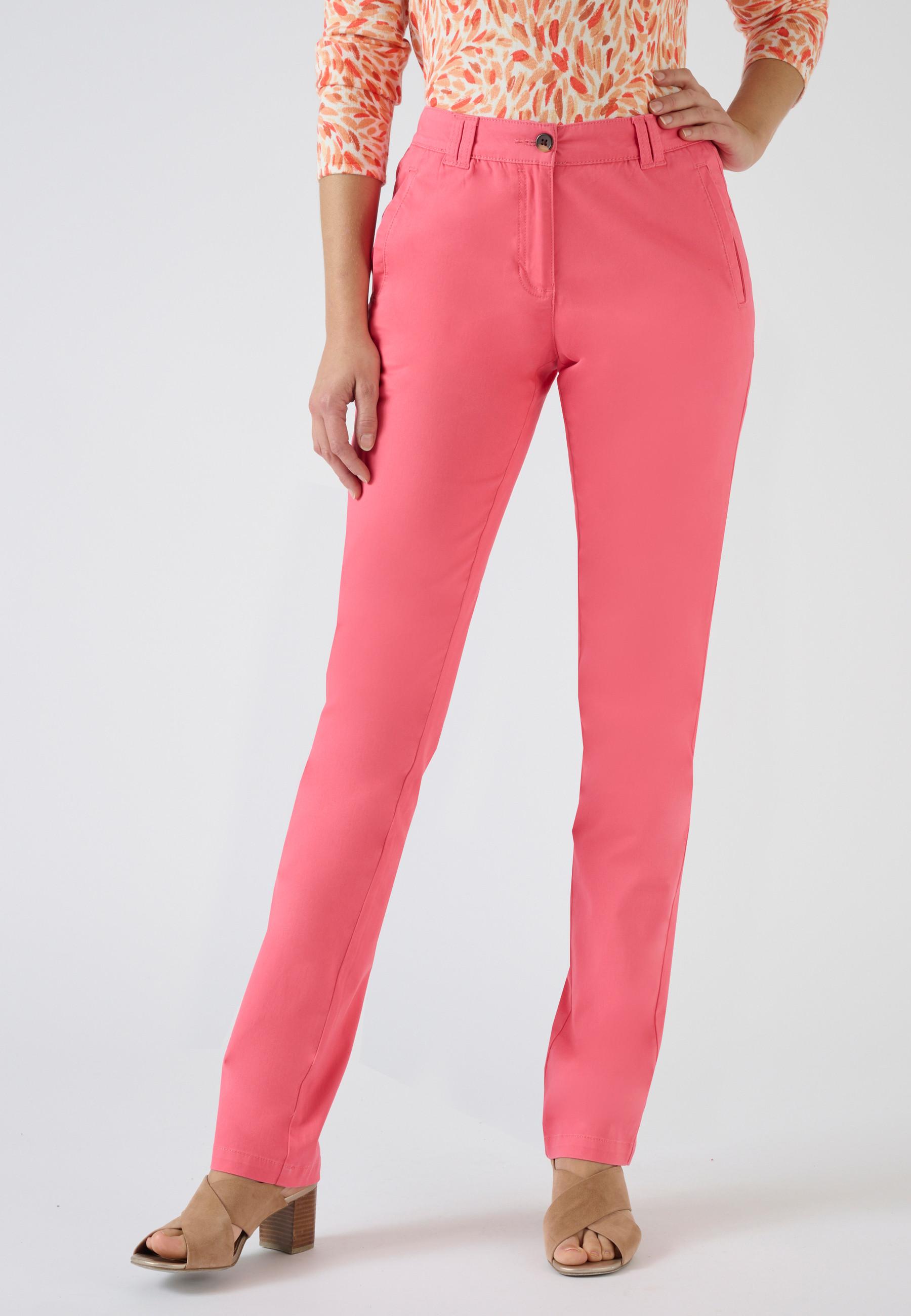 Chinohose. Damen Rosa 38 von Damart