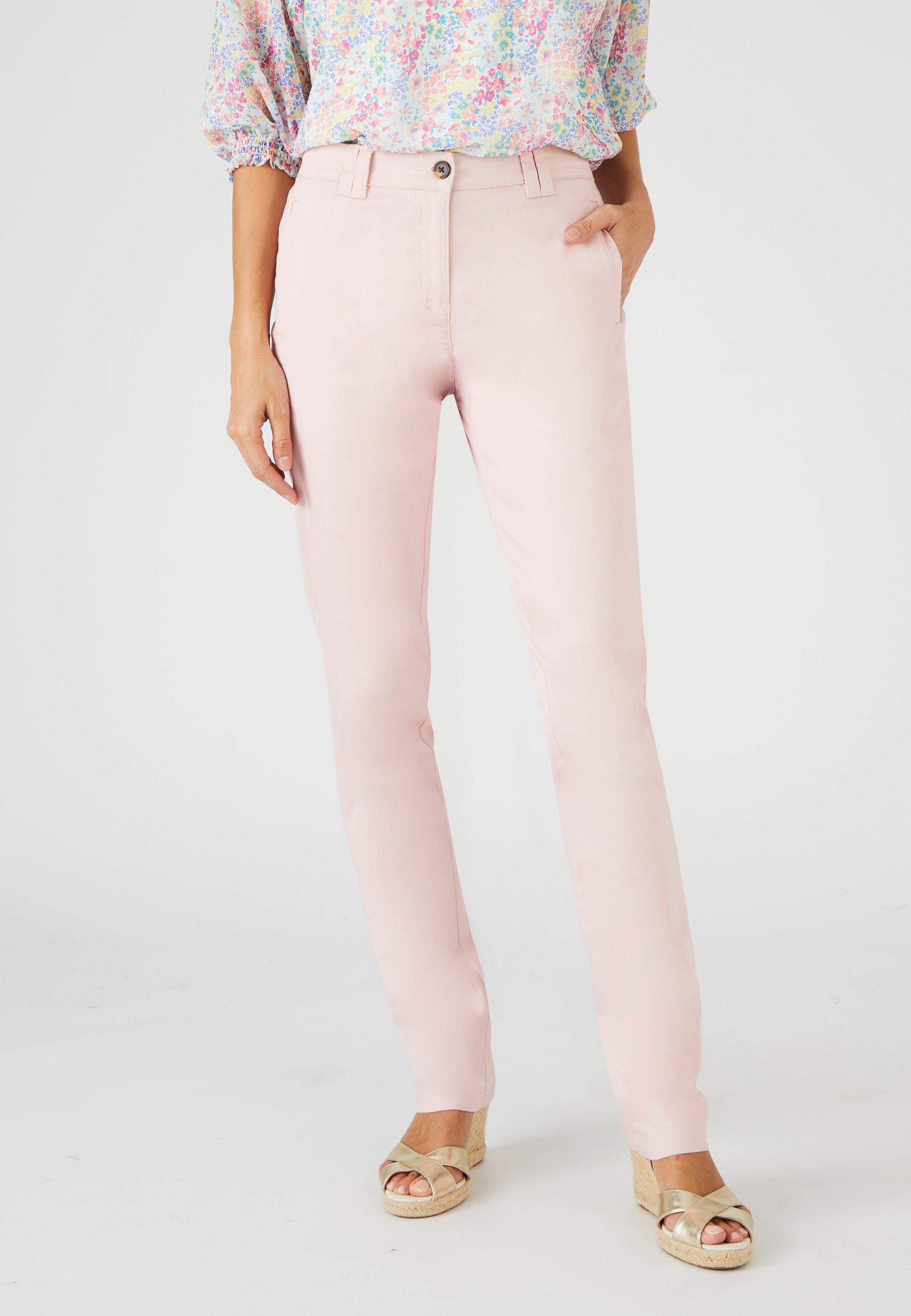 Chinohose. Damen Rosa 42 von Damart