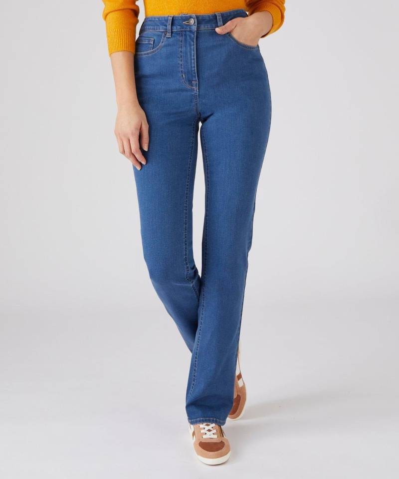 Gerade Geschnittene Jeans, 2 Körpergrößen, Perfect Fit By . Damen Blau 50 von Damart