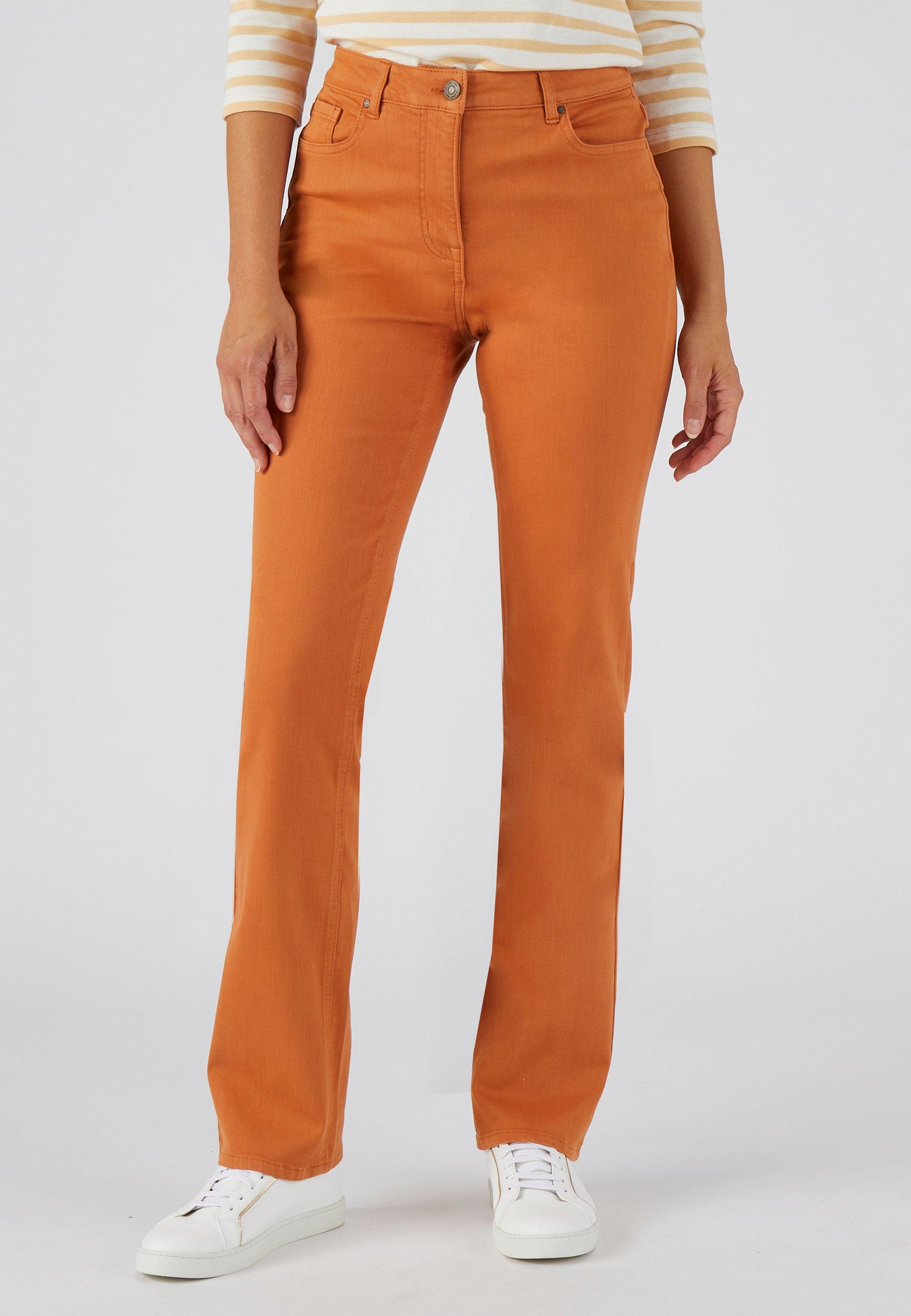 Gerade Geschnittene Jeans, 2 Körpergrößen, Perfect Fit By . Damen Camel 50 von Damart