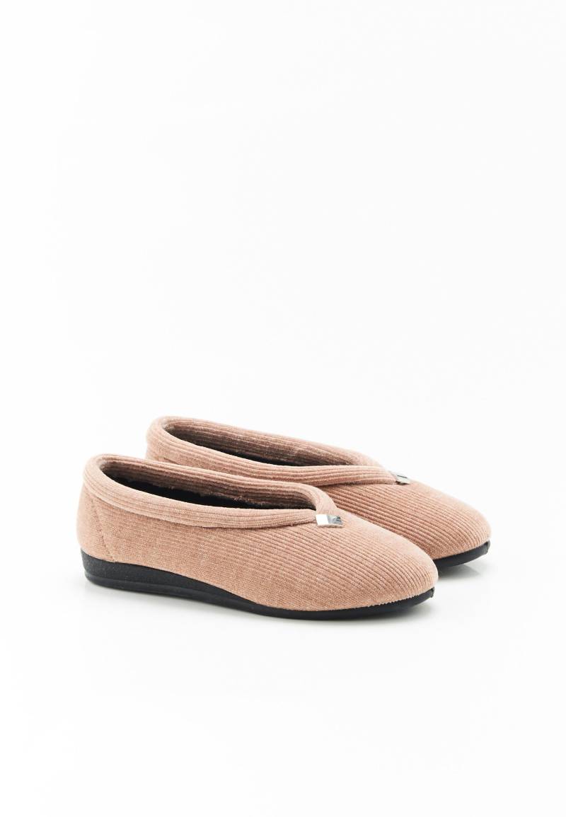 Hausballerinas Aus Feinem Cordsamt Damen Braun 37 von Damart