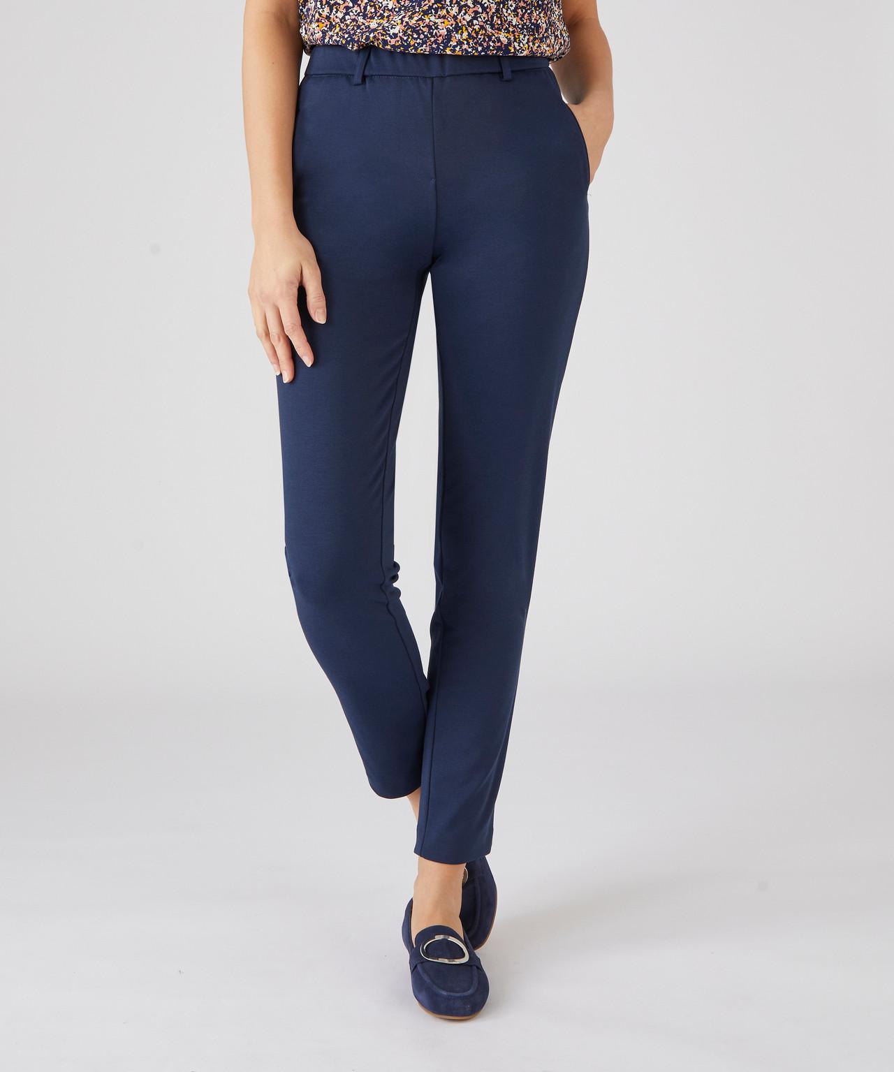 Hose Aus Milano-stretch. Damen Blau 44 von Damart