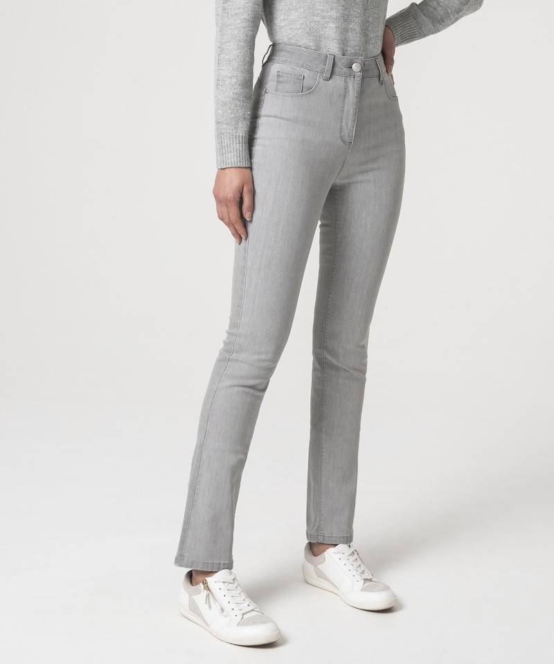 Jeans Mit Hoher Taille, Perfect Fit By , 2 Längen. Damen Grau 42 von Damart