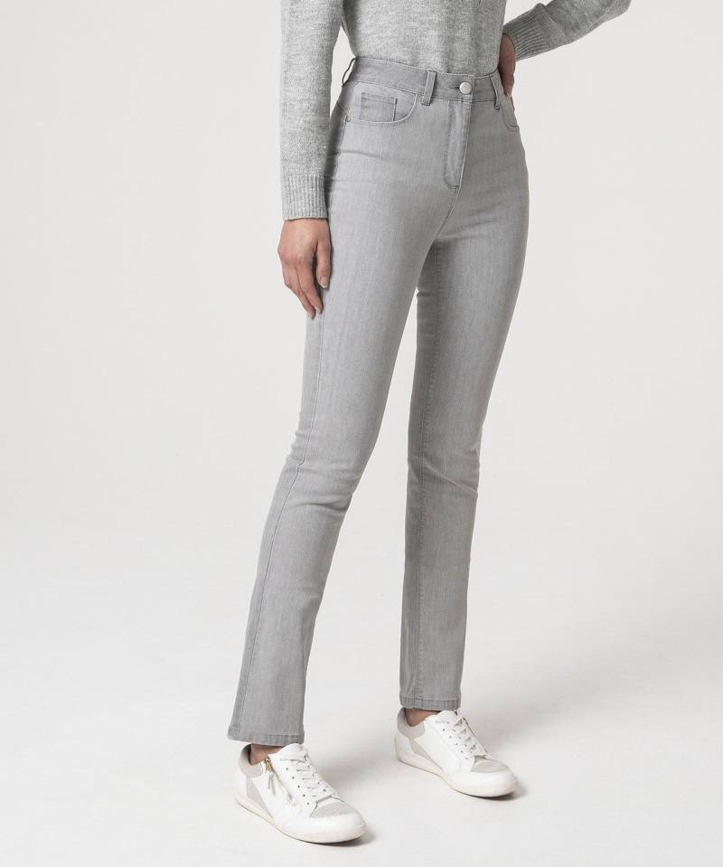 Jeans Mit Hoher Taille, Perfect Fit By , 2 Längen. Damen Grau 44 von Damart