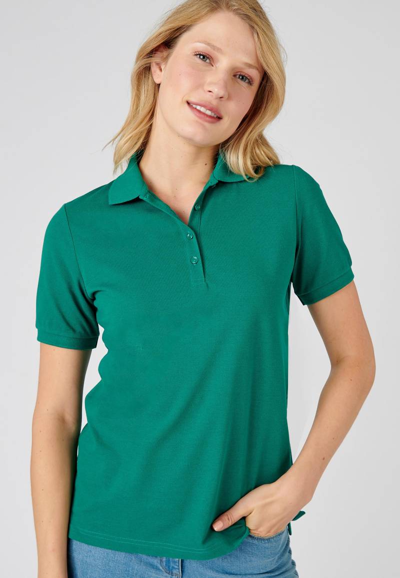 Kurzärmeliges Poloshirt, Steppmasche. Damen Grün 38/40 von Damart