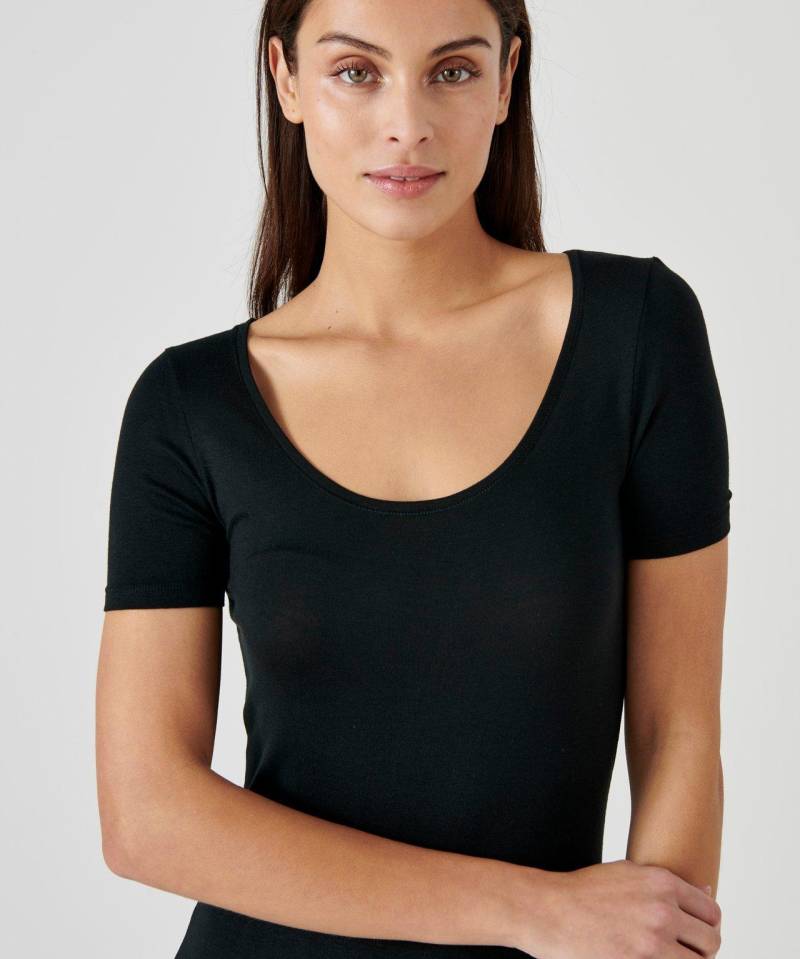 T-shirt Thermolactyl Invisible, Wärmegrad Soft 2. Damen Schwarz 50/52 von Damart