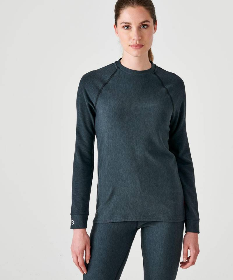 Thermolactyl-shirt Comfort Mit Rundhalsausschnitt, Wärmegrad 4, . Damen Schwarz 50/52 von Damart