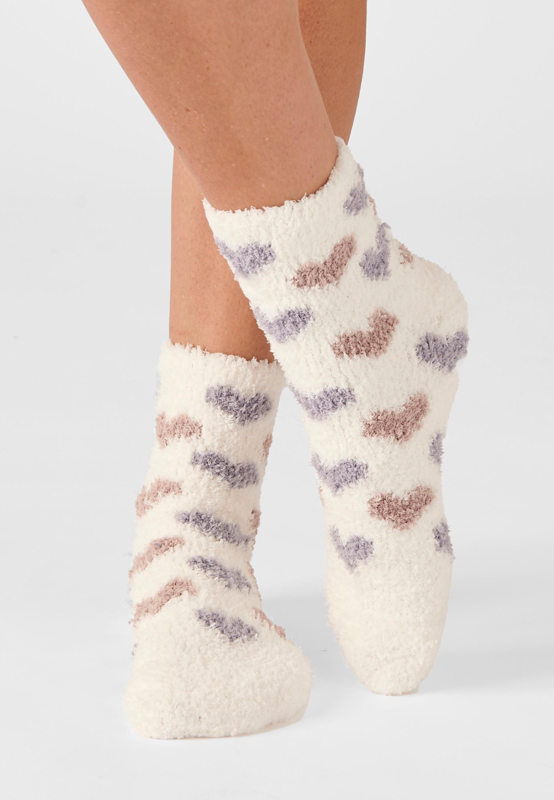 Kuschelweiche Thermolactyl-bettsocken. Damen Braun 39-41 von Damart