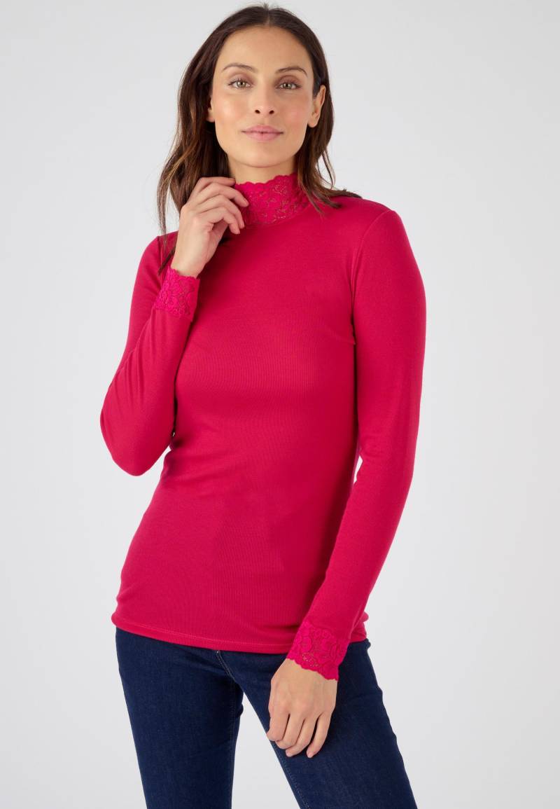 Langärmeliges Shirt Aus Thermolactyl-feinripp. Damen Rot 50/52 von Damart