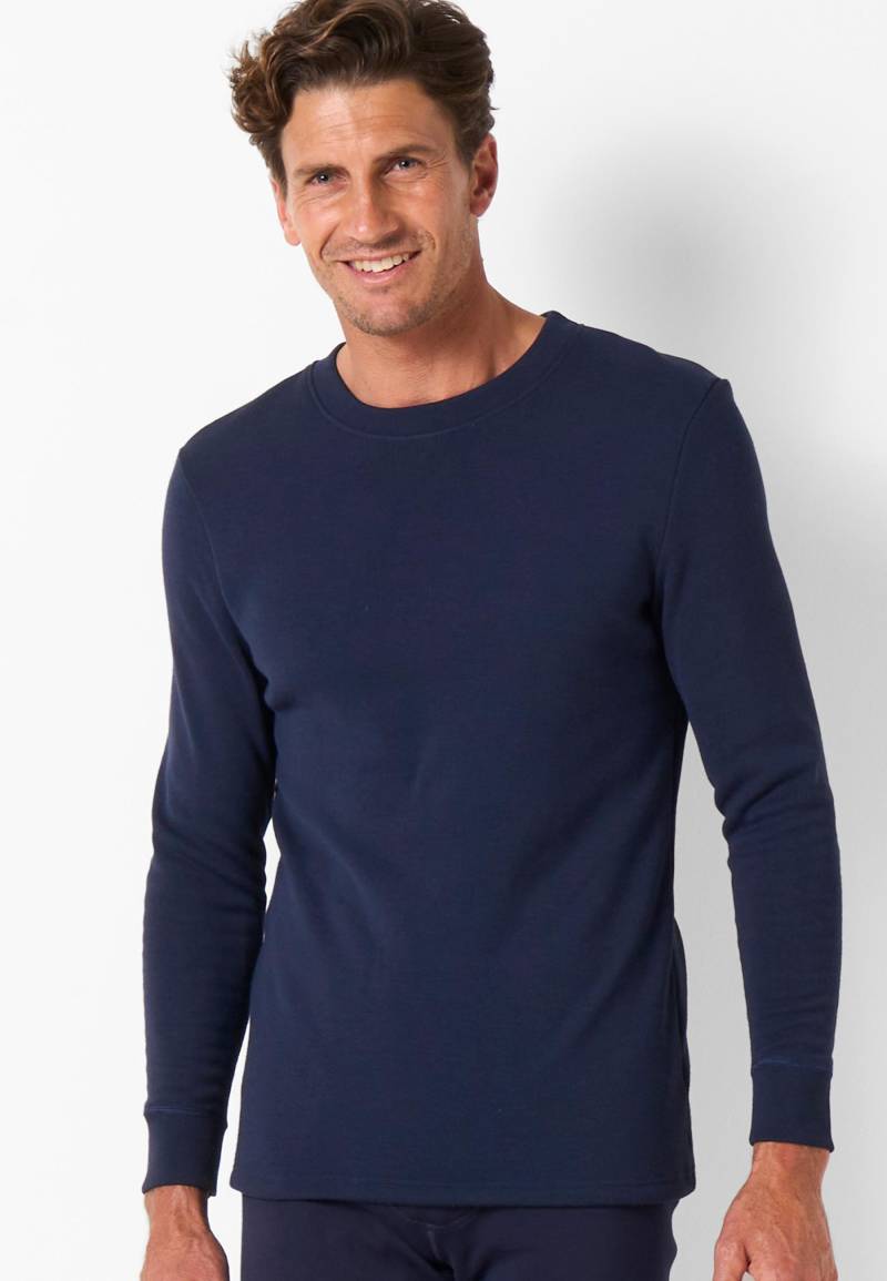 Langärmeliges Shirt. Herren Blau L von Damart