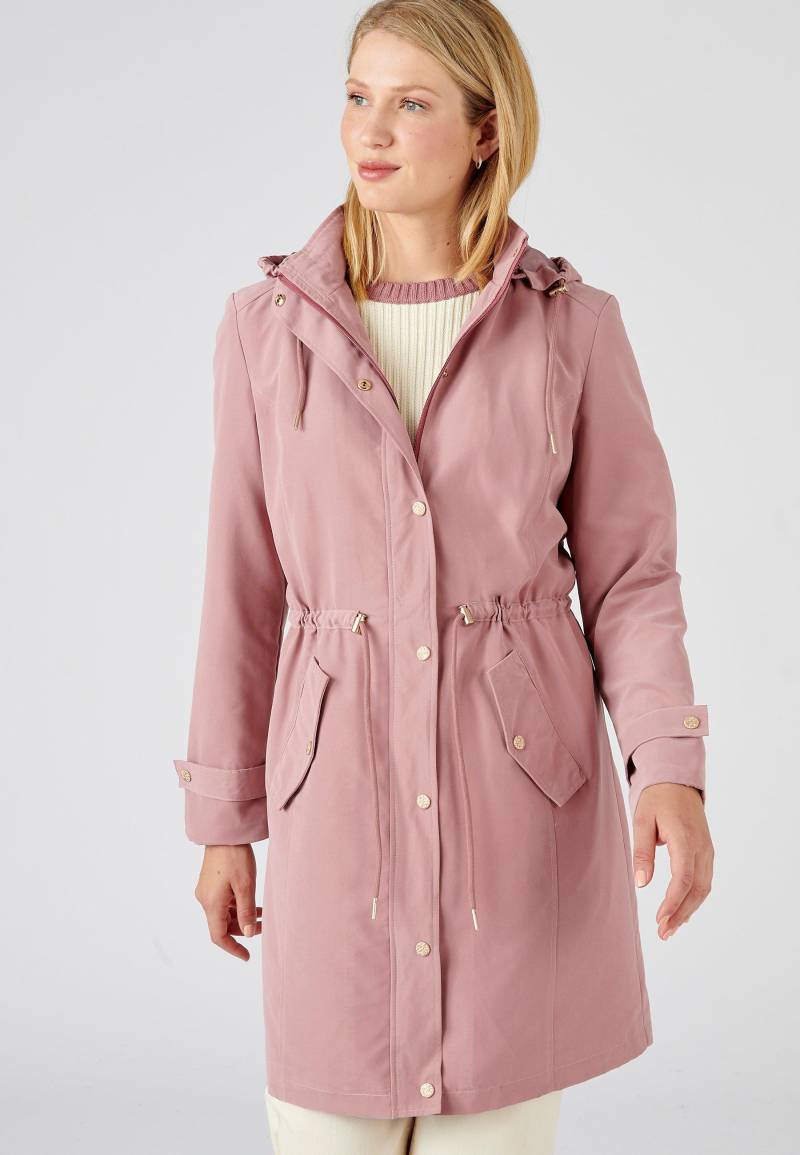 Langer Parka Mit Weichem Griff Damen Rosa 38/40 von Damart