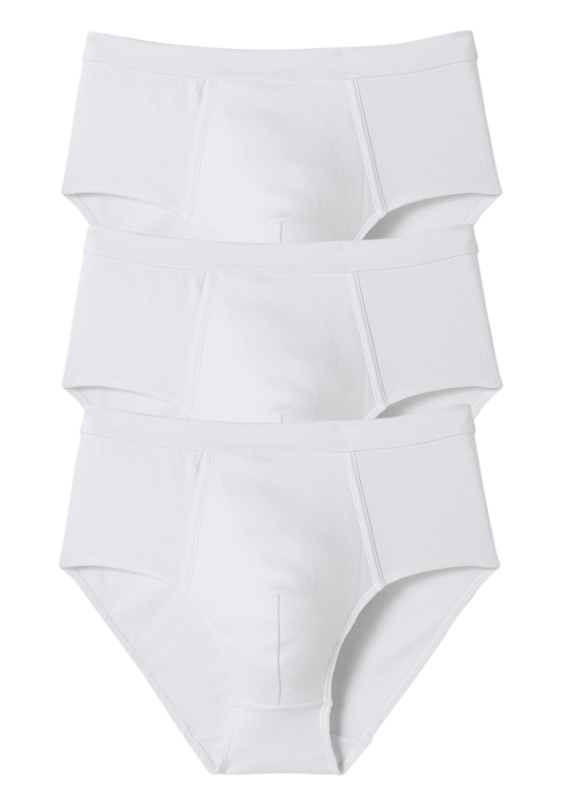 Slips Im 3er-pack Aus Reiner Baumwolle. Damen Weiss 3XL von Damart