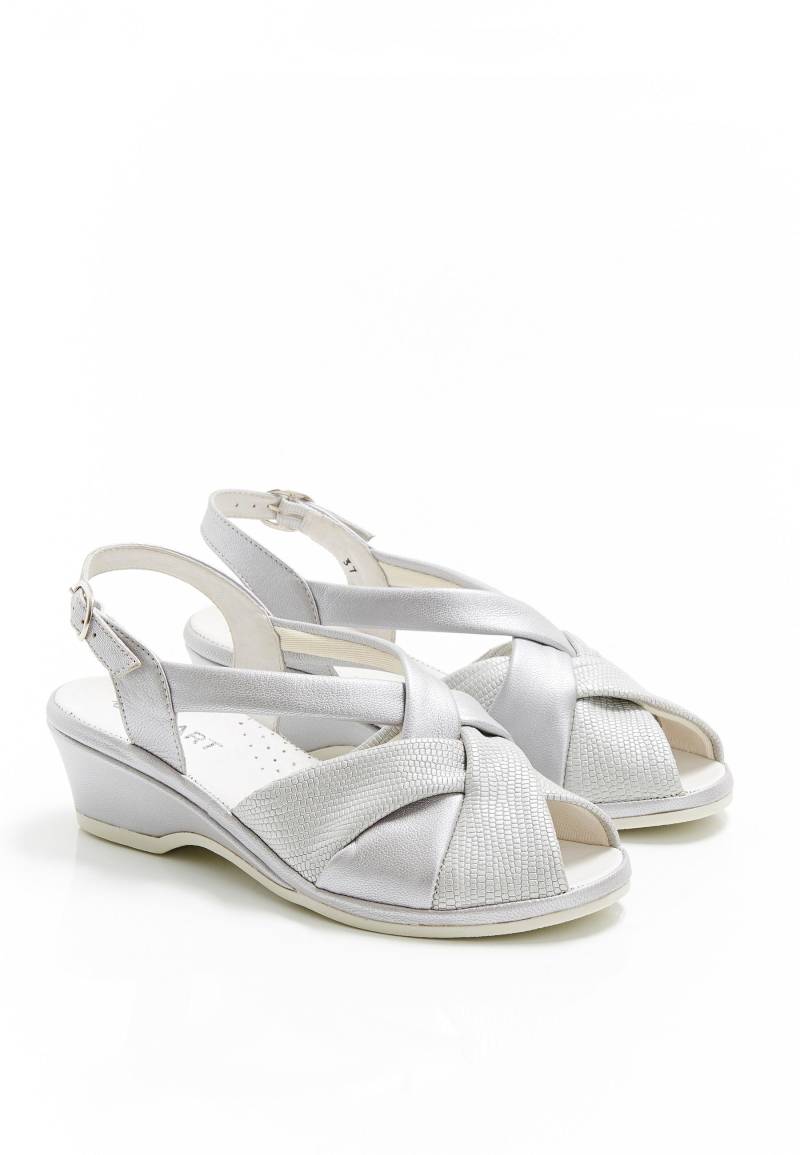 Ledersandalen, Standardmodell. Damen Grau 36 von Damart