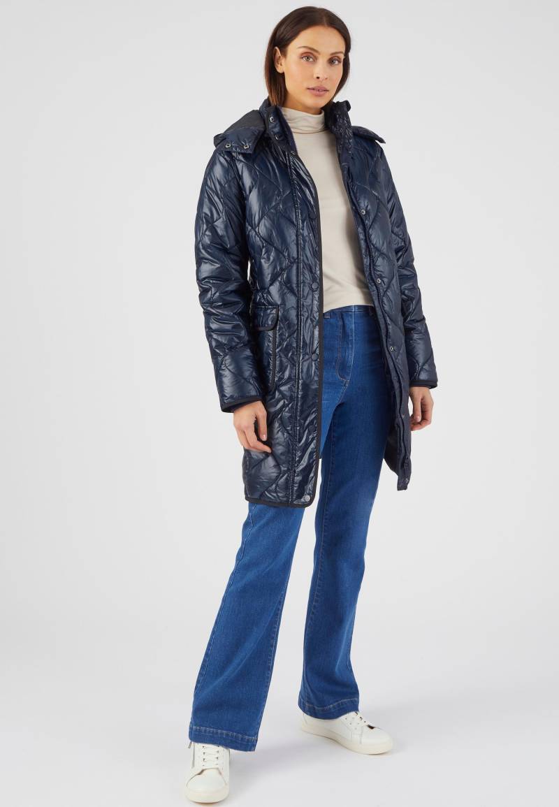 Maxi-steppjacke, Glänzend, Mit Thermolactyl-futter. Damen Blau 38/40 von Damart