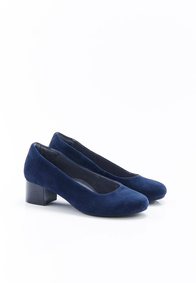 Modische Pumps, Obermaterial Rindsleder. Damen Blau 38 von Damart