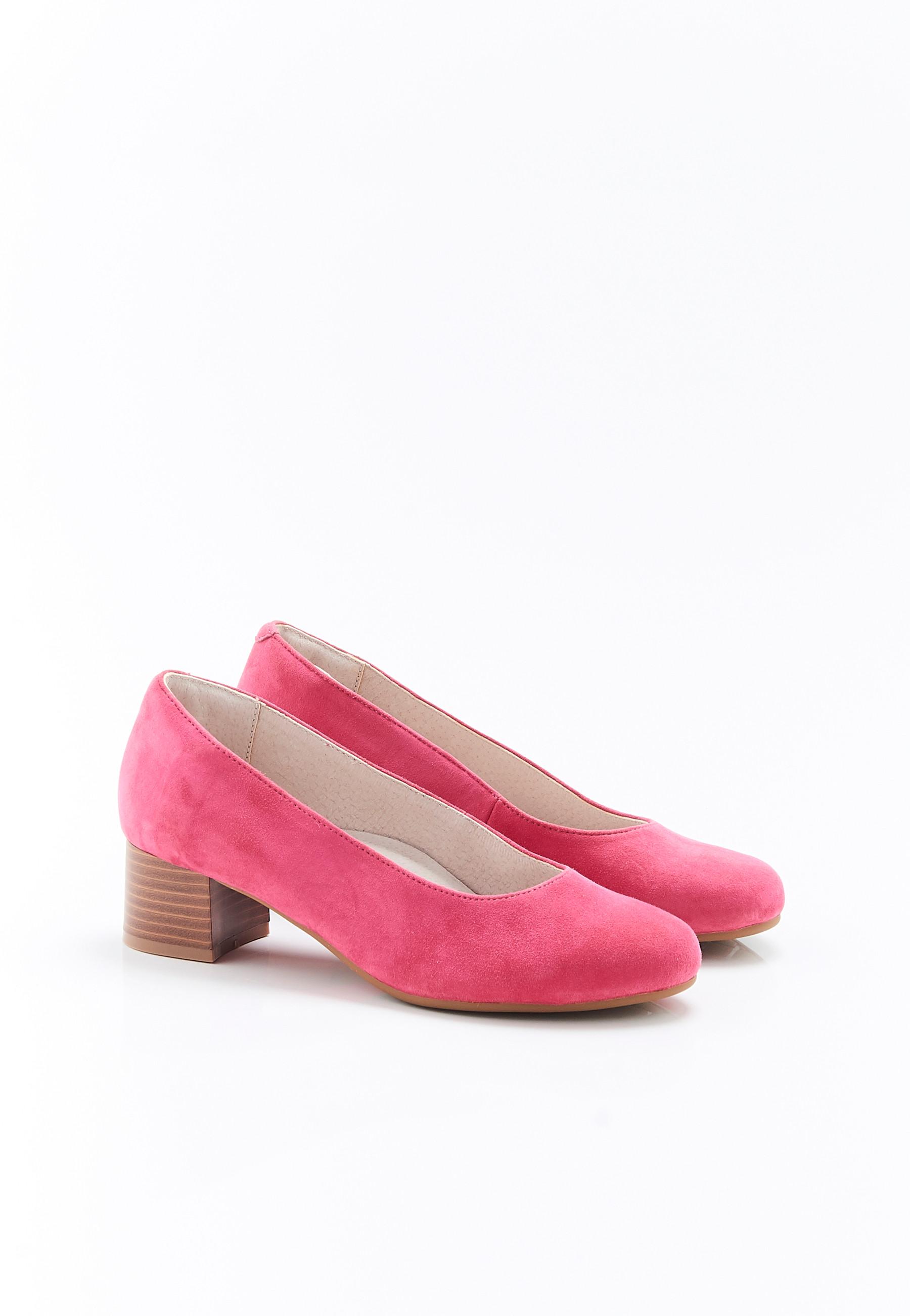 Modische Pumps, Obermaterial Rindsleder. Damen Rosa 37 von Damart