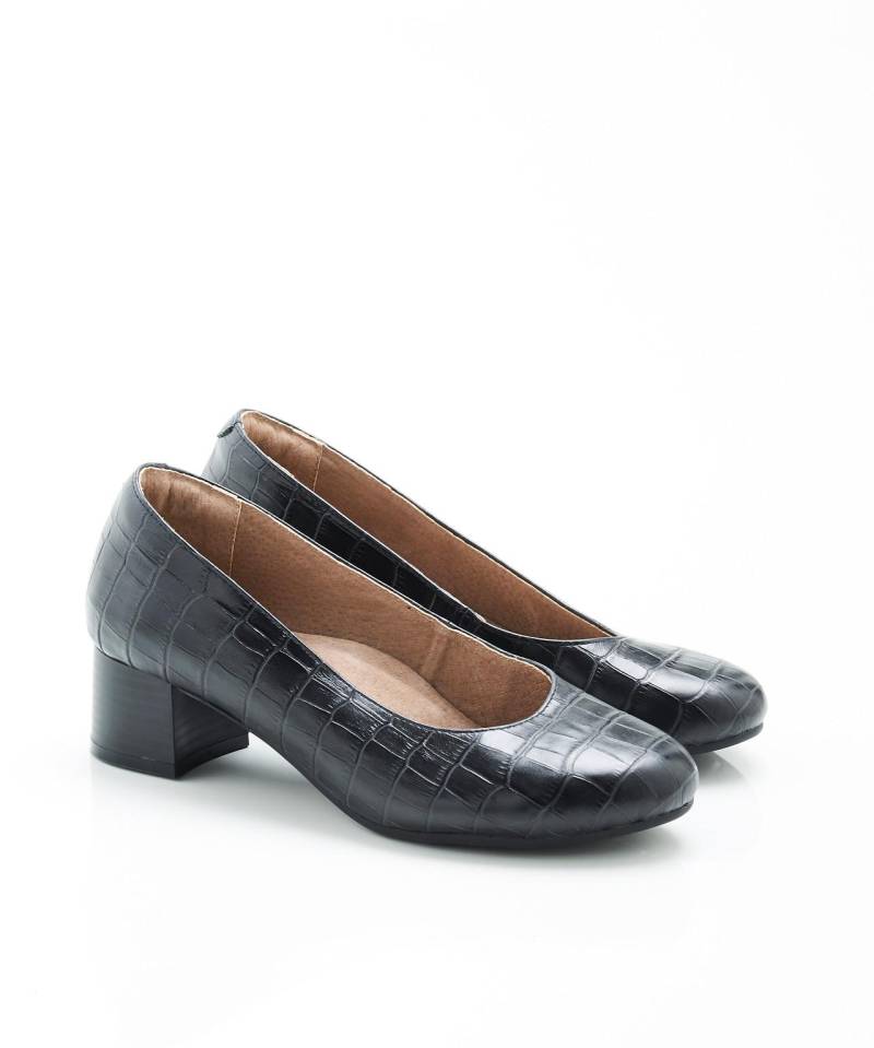 Modische Pumps, Obermaterial Rindsleder. Damen Schwarz 36 von Damart