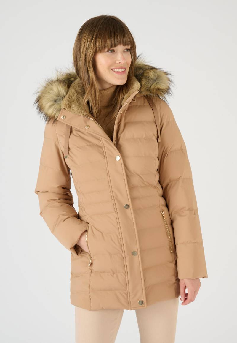 Parka Aus Mattem Stoff Thermolactyl Damen Braun 38/40 von Damart