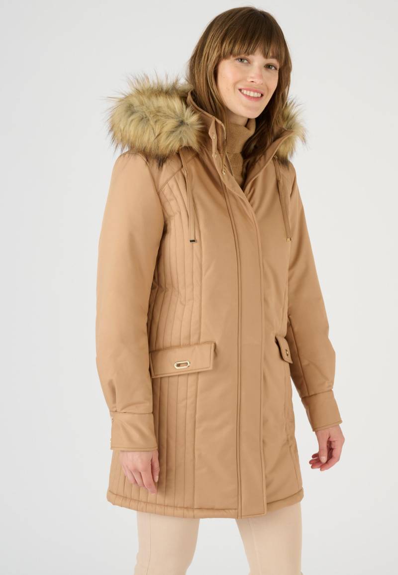 Parka Mit Modischer Steppung, Thermolactyl. Damen Braun 50/52 von Damart