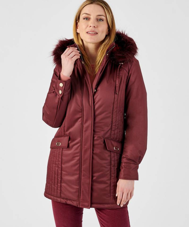 Parka Mit Modischer Steppung, Thermolactyl. Damen Rot 38/40 von Damart