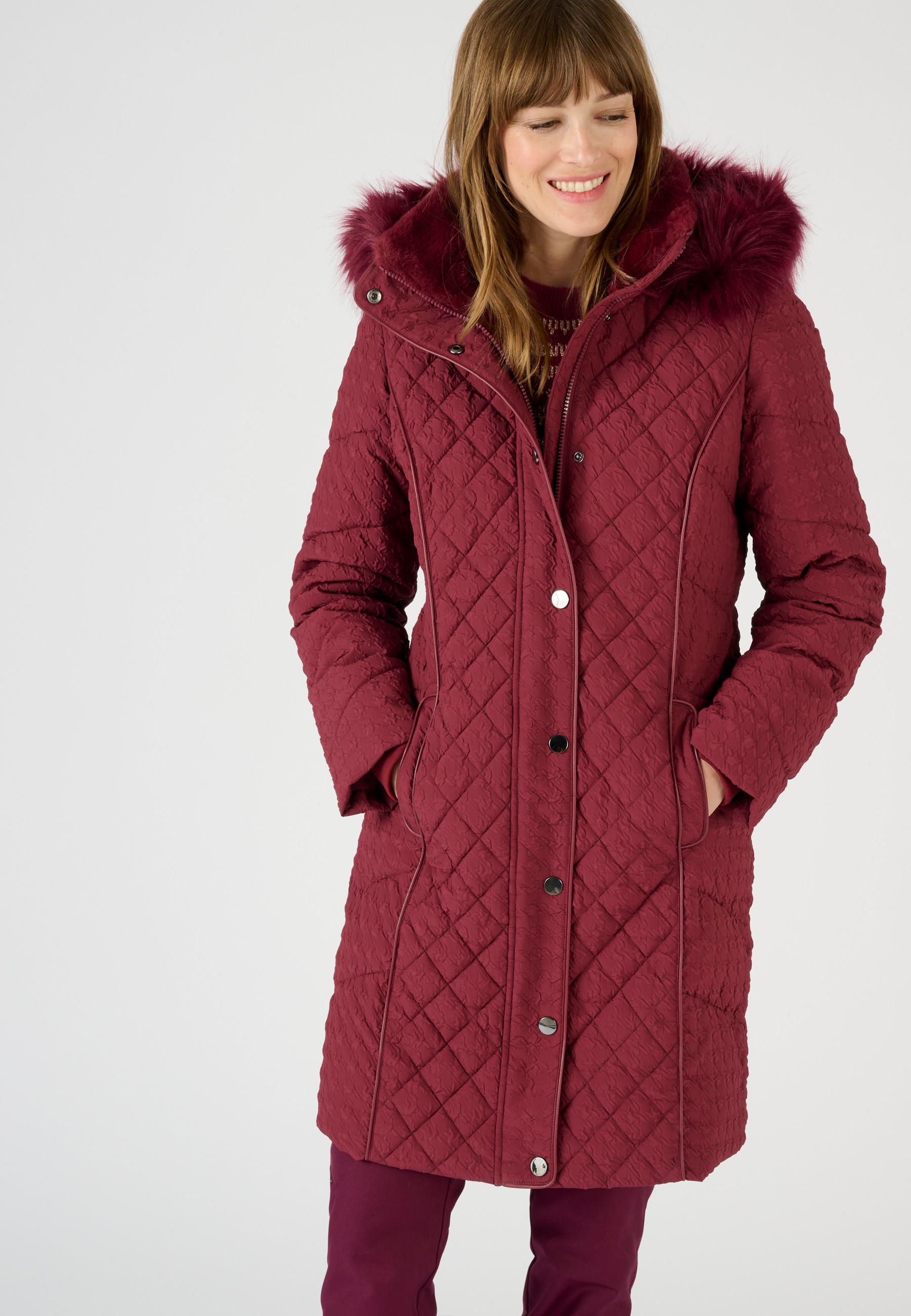 Parka Mit Reliefsteppung Thermolactyl Damen Rot 50/52 von Damart