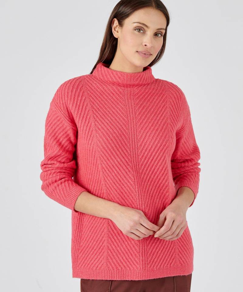 Pullover Aus Musterstrick Mit Thermolactyl. Damen Rot 50/52 von Damart