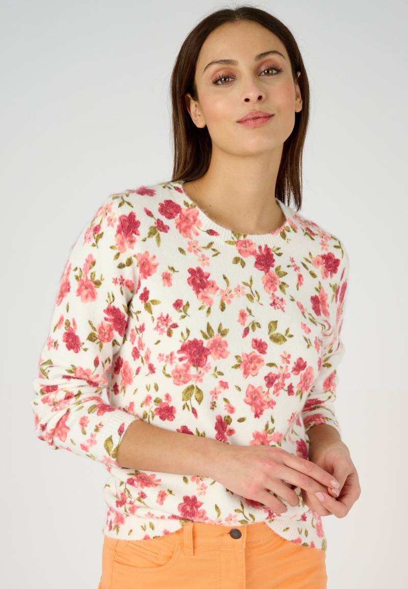 Pullover Mit Blumenprint Damen Rosa 50/52 von Damart