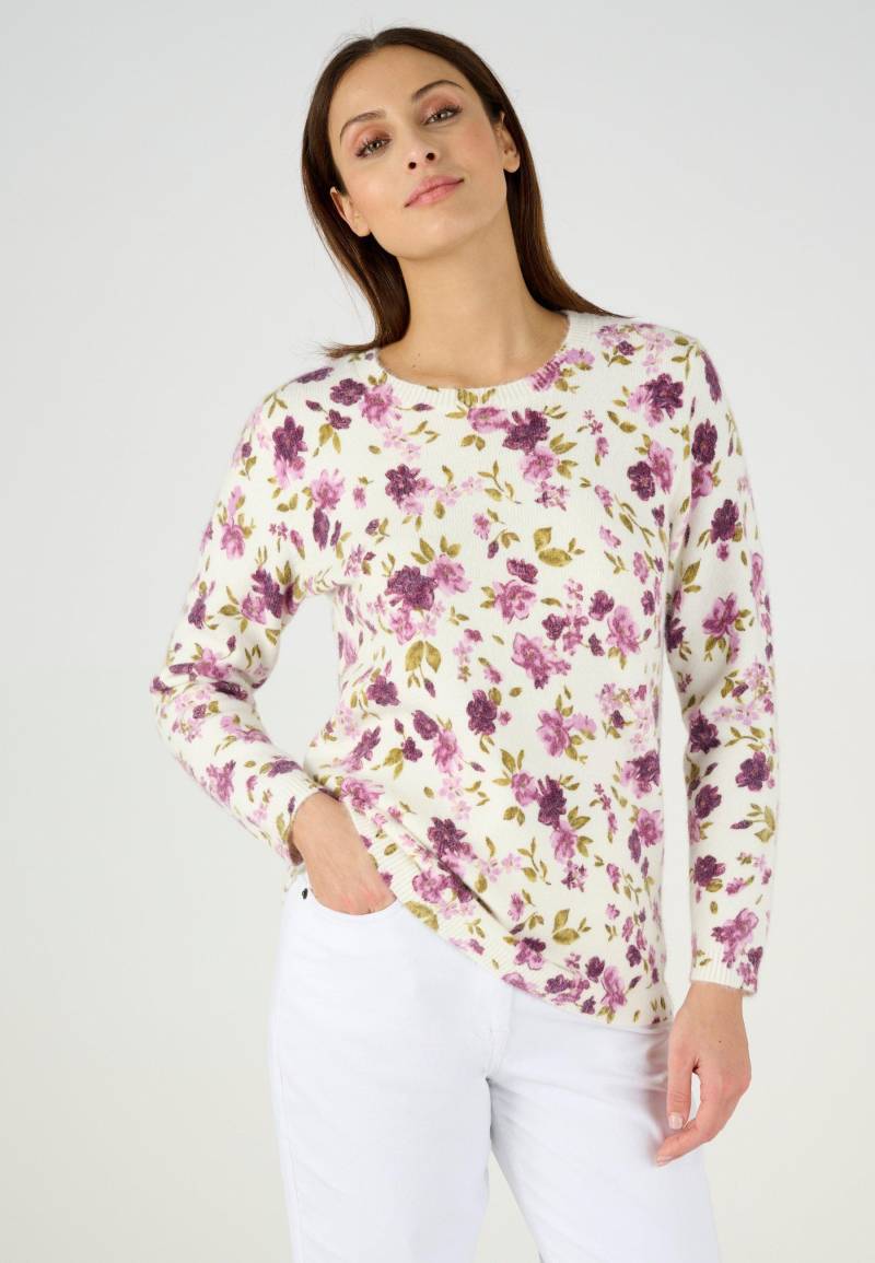 Pullover Mit Blumenprint Damen Violett 46/48 von Damart