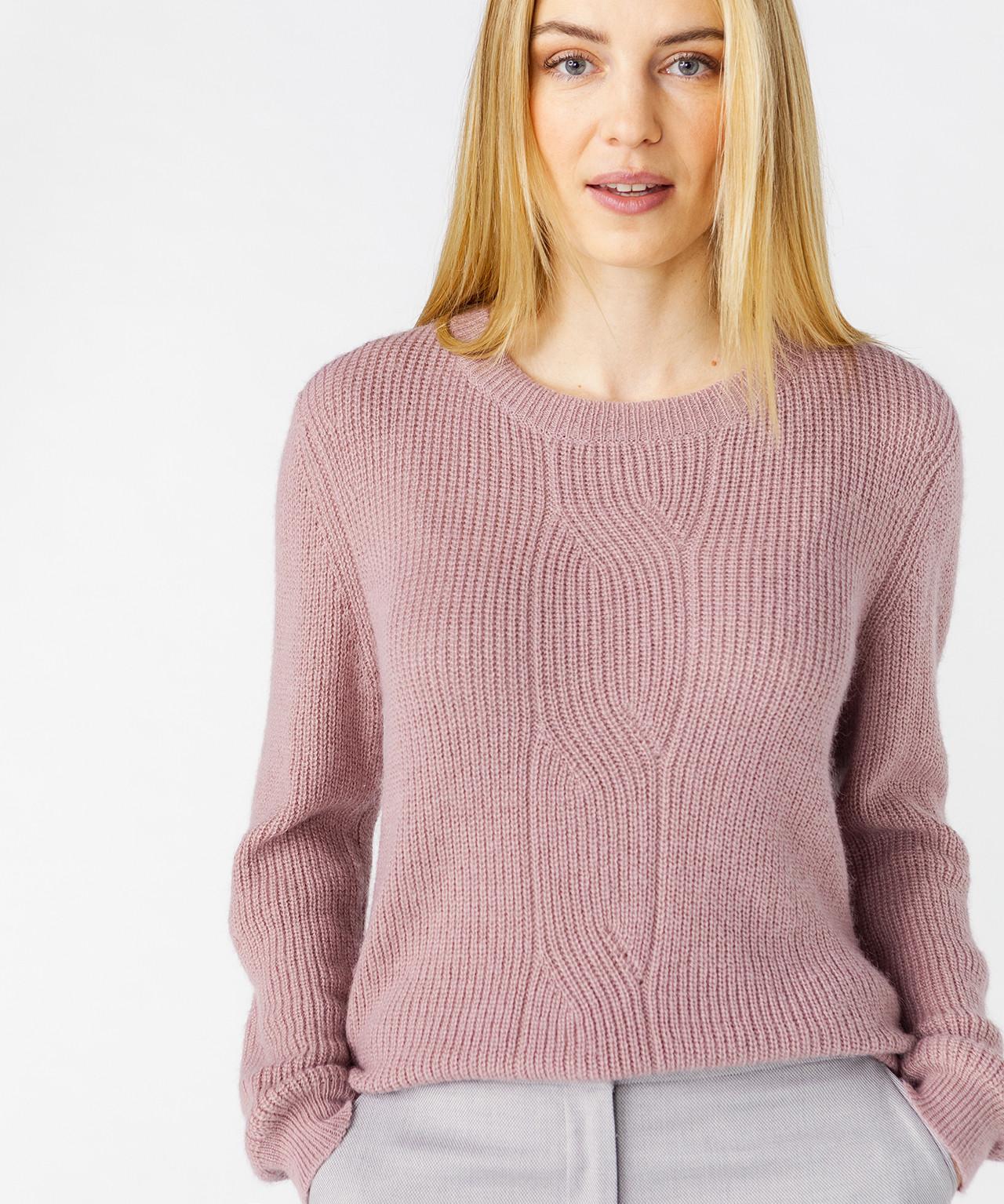 Pullover Mit Rundhalsausschnitt Aus Alpaka-mix. Damen Braun 50/52 von Damart