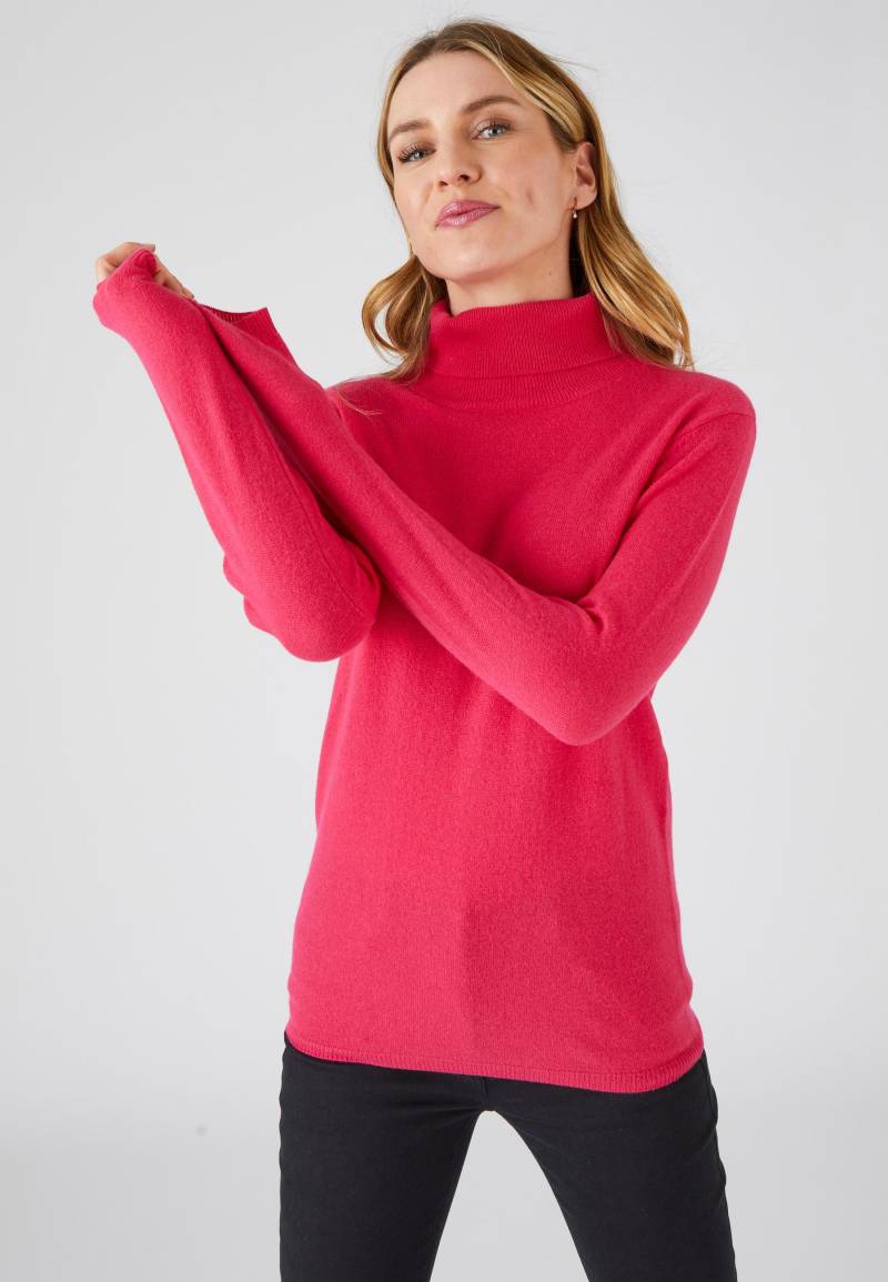 Rollkragenpullover Aus 100 % Kaschmir. Damen Rot 46/48 von Damart